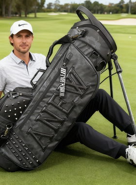 ANEW高尔夫球包支架包男士球杆包两帽球袋防水球包防水双肩大容量