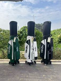 新品 锁防雨罩 高尔夫航空包万向四轮超纤伸缩飞机托运包送软帽密码