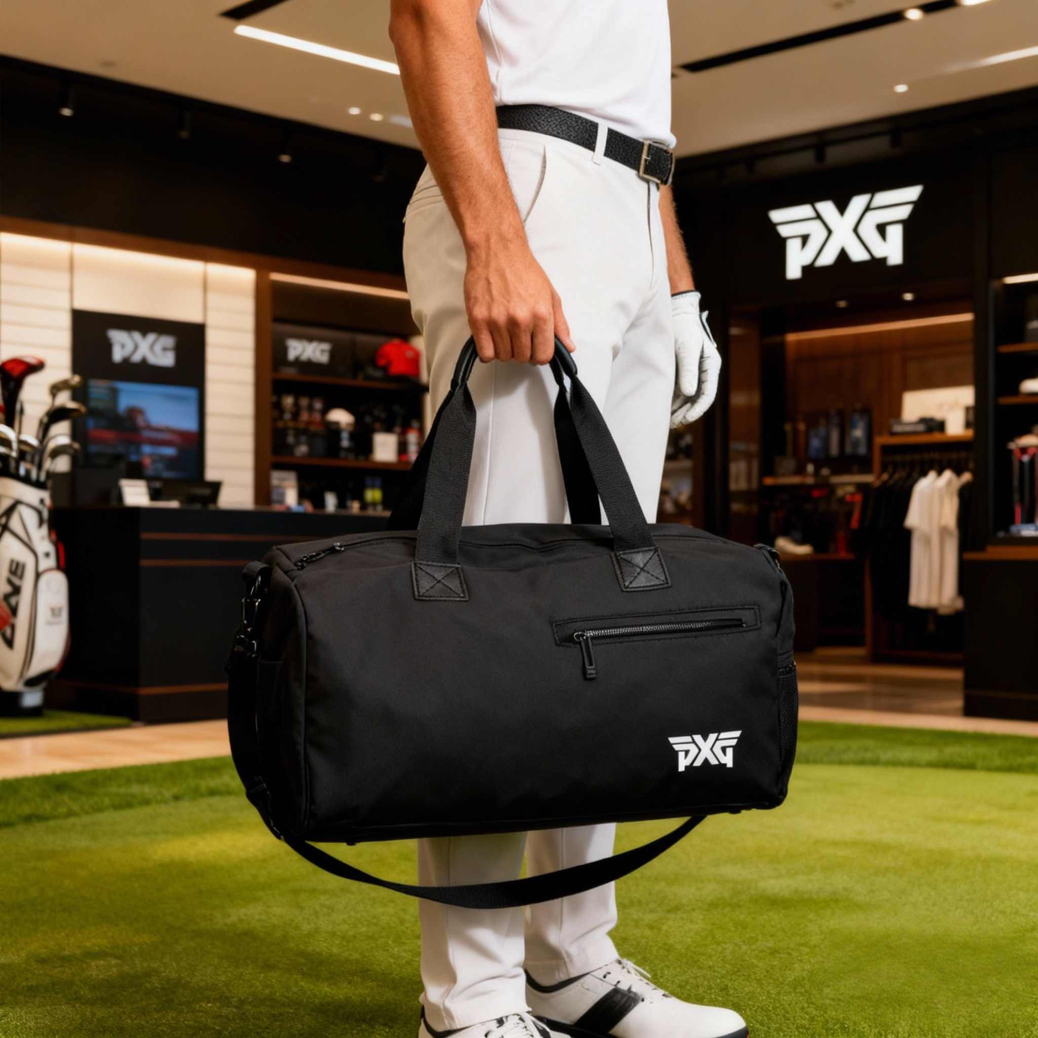 新款高尔夫衣物包男女通用便携大容量时尚球包防水轻便干湿分离