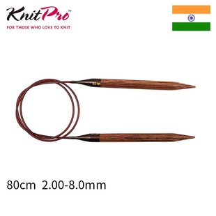 循环针毛衣开衫 进口木质80cm环针 披肩针手编工具 Ginger Knitpro