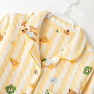 2025秋冬季新款女士空气棉睡衣