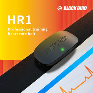 HR1黑鸟Blackbird双模心率带支持蓝牙ANT+户外骑行运动健身跑步