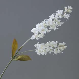 饰花瓶插花艺 仿真花二叉风信子客厅假花落地花摆件婚庆路引花束装