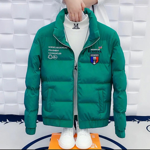 新款棉服外套男冬季保暖立领男士棉衣潮流韩版刺绣精神小伙棉袄