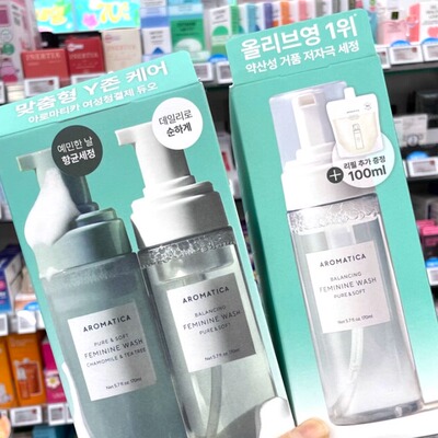 韩国直邮 Aromatica爱梦露女性私处洗护理液益生菌清洁液净味