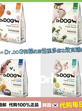 【韩国直邮】DrDOG 羊肉鸭肉红参护关节营养宠物机能性狗粮