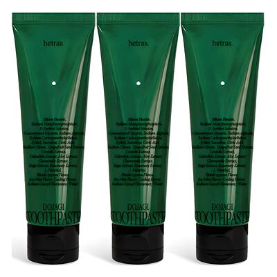 韩国发货丨直邮 Hetras Dojagi Toothpaste牙膏100g*3支