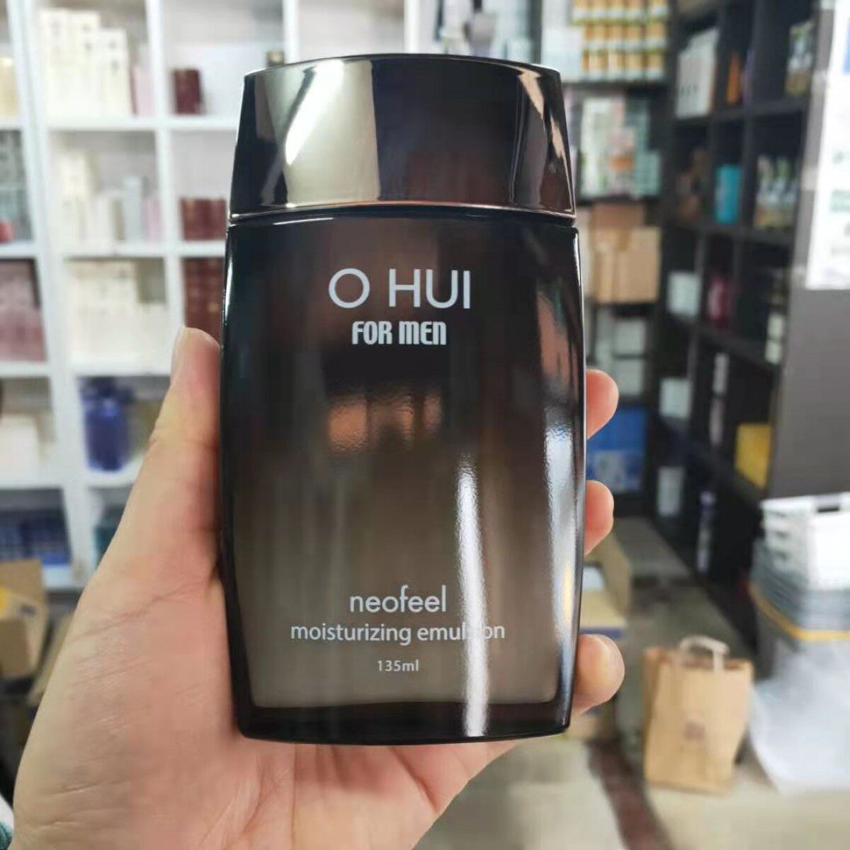 【韩国直邮】OHUI欧惠男士控油乳35000黑瓶乳液135ml