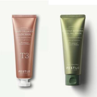 韩国直邮 PESTLO胶原蛋白面膜 绿茶面膜 提拉紧致  护理皱纹 清洁