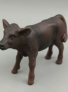 现货正版 Schleich/德国思乐 仿真静态小牛D-73527  模型扭蛋散货