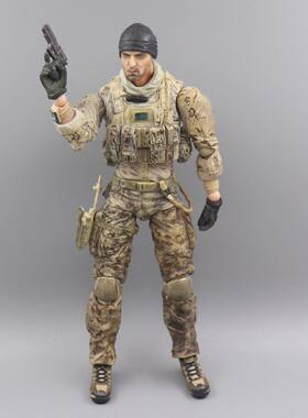现货正版 Play Arts PA改 异性铁血战士 普里彻 可动人偶模型散货