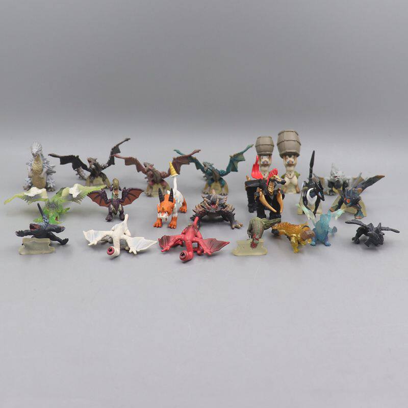 现货正版 Bandai/万代 迷你怪物猎人 苍火龙  盒蛋 手办模型 散货