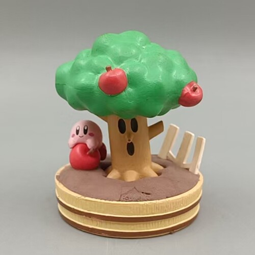 现货正版 Rement 星之卡比 微场景 苹果树配件 盒蛋 食玩 散货