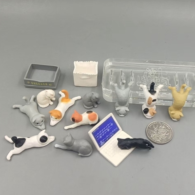 现货正版 Epoch 呆萌可爱小猫咪 屁屁造型 摆件扭蛋 散货 4号