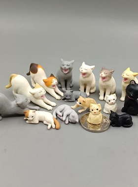 现货正版0号 Epoch 呆萌可爱小猫咪 屁屁各种造型 摆件扭蛋散货