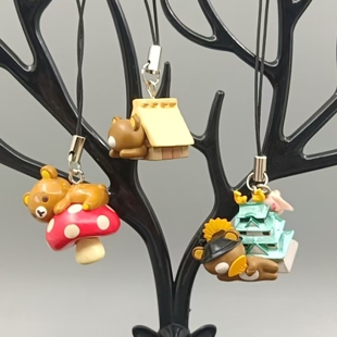 现货正版 Sanrio/三丽鸥 中古 轻松熊地域限定 模型挂件 扭蛋散货