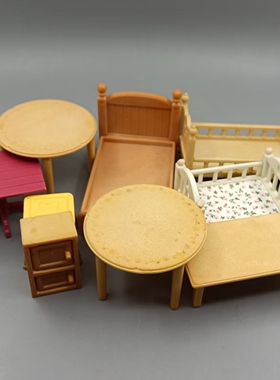 正版散货 森林贝儿家族公仔儿童女孩仿真过家家玩具家具配件 现货