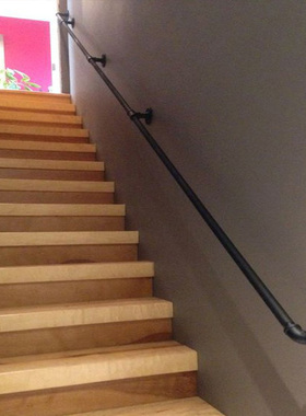 别墅复古楼梯扶手简易室内过道走廊侧装护栏店面阁楼装饰转角扶手