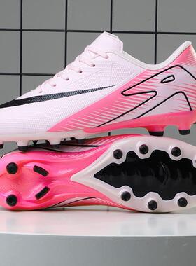 2025C罗新品足球鞋刺客16成人AG长钉男女碎钉TF学生儿童草地训练