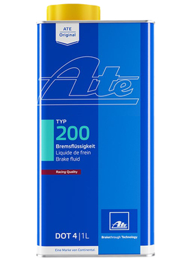 德国ATE TYP200 280℃高沸点 竞技型高性能汽车制动液刹车油DOT4