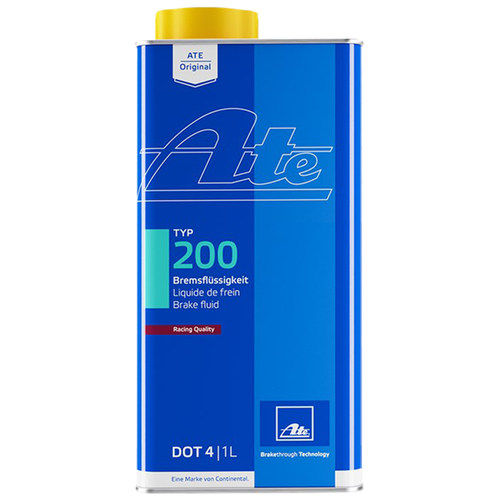 德国ATE TYP200 280℃高沸点 竞技型高性能汽车制动液刹车油DOT4