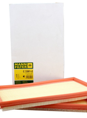 曼牌空滤空气滤芯C3361-2适配奔驰C63 CL63 AMG CLS63 ML63 R63