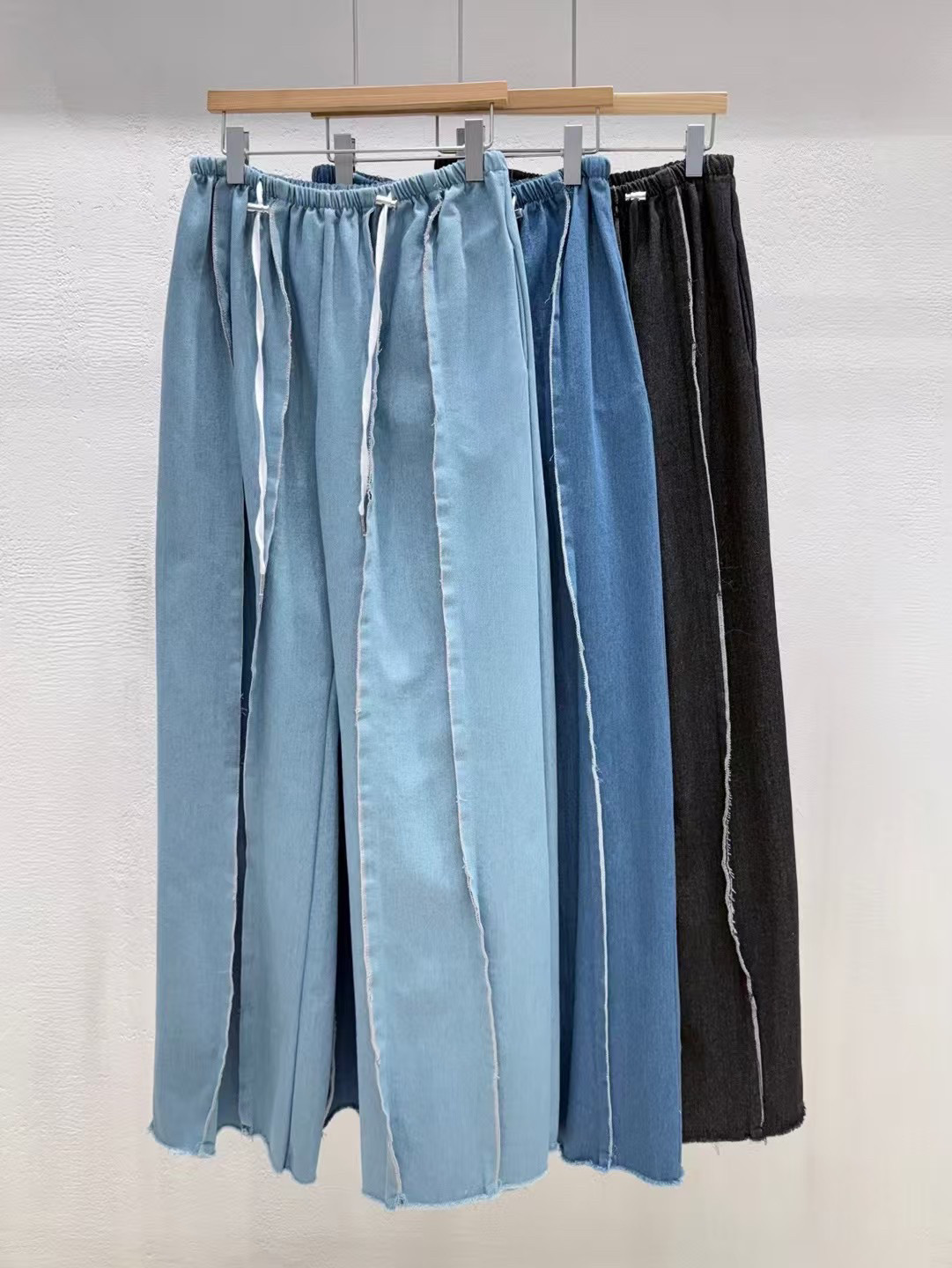 Intro.Adorable/hs.cabinet韩国东大门2025春新款抽绳设计休闲裤