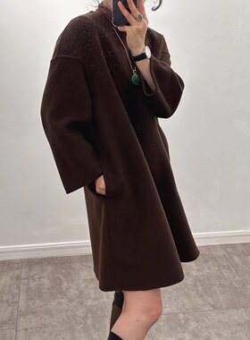 显瘦羊毛宽松秋冬裙子
