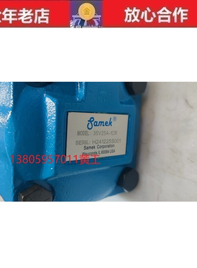 原厂SAMEK叶片泵35V25A-1CR 35V21A 35V30A 35V32A 35V35A 35V38A