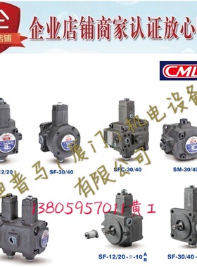 台湾全懋CML叶片泵VCM-DF-20C/20C-10 VCM-DF-20D/20D-10 10S 20