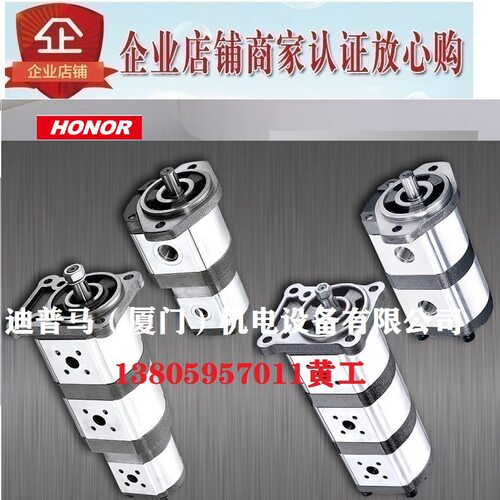 台湾钰盟HONOR双联齿轮泵2DG1BP1604R 1605 1606 1607 1608 1609
