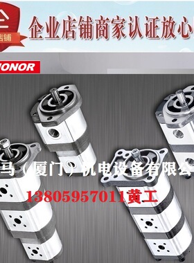 台湾钰盟HONOR双联齿轮泵2DG1BP1411R 1414 1416 1418 1420 1422