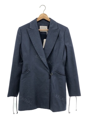 新品Mame Kurogouchi 秀款 真丝 镂空编织绑带 西装外套 23SS