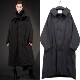 yohji 保暖 长款 山本耀司 外套 黑色 羽绒服 大衣