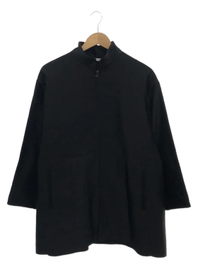 ARTS&SCIENCE 真丝缎面 黑色 女士褶裥 大衣 外套