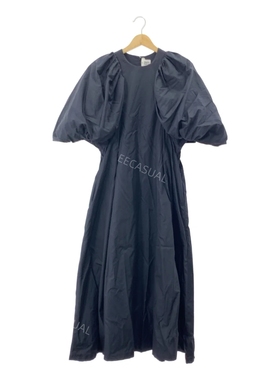 cdg Noir Kei Ninomiya 二宫启 24ss黑色泡泡肩棉质连衣裙