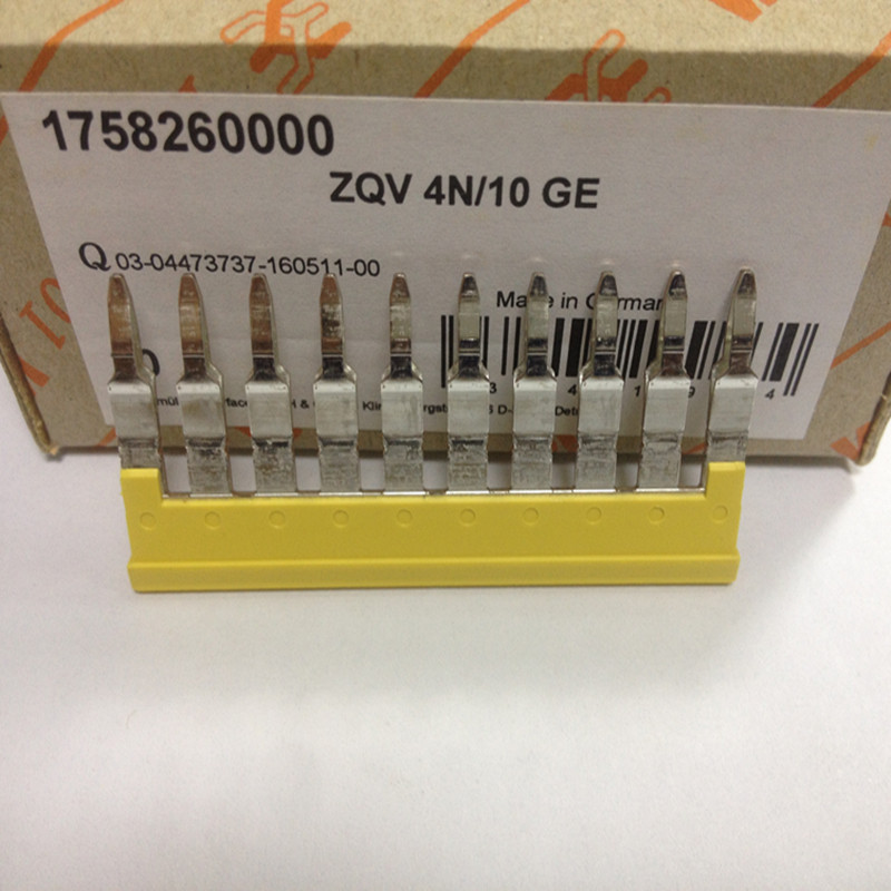 【正品】ZQV 4N/10 GE魏德米勒插拔式连接条 1758260000标配WDU4
