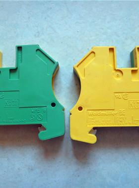 魏德米勒 WPE6 1010200000 黄绿WDU配套接地端子6平方直通型端子