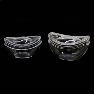 元宝透明塑料展示盒银锭空盒收藏盒元宝收纳保护盒金元宝盒子