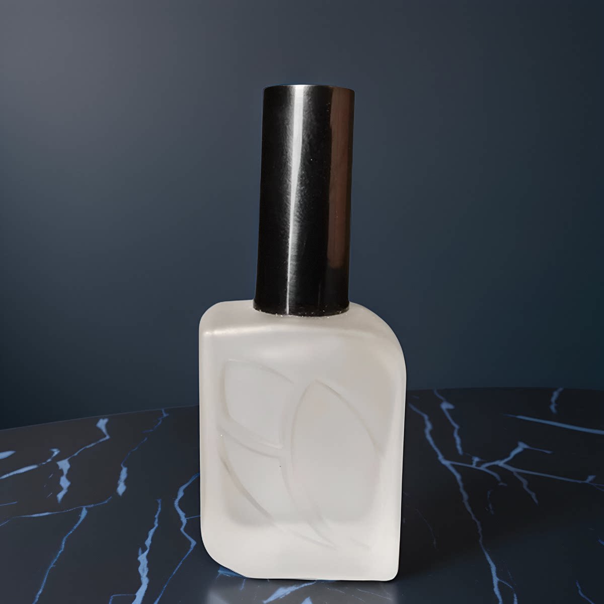 磨砂12ml指甲油瓶子空瓶外贸出口白色玻璃毛刷瓶杜邦毛宽刷胶水瓶