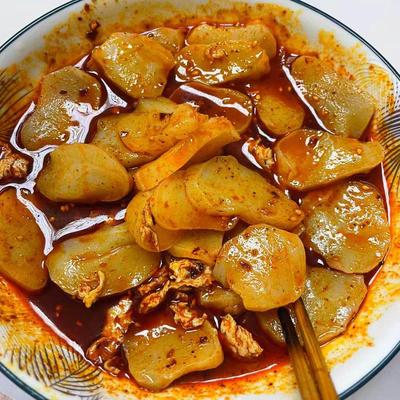 宝鸡岐山擀面皮呱呱、面筋陕西特产美食小吃方便速食