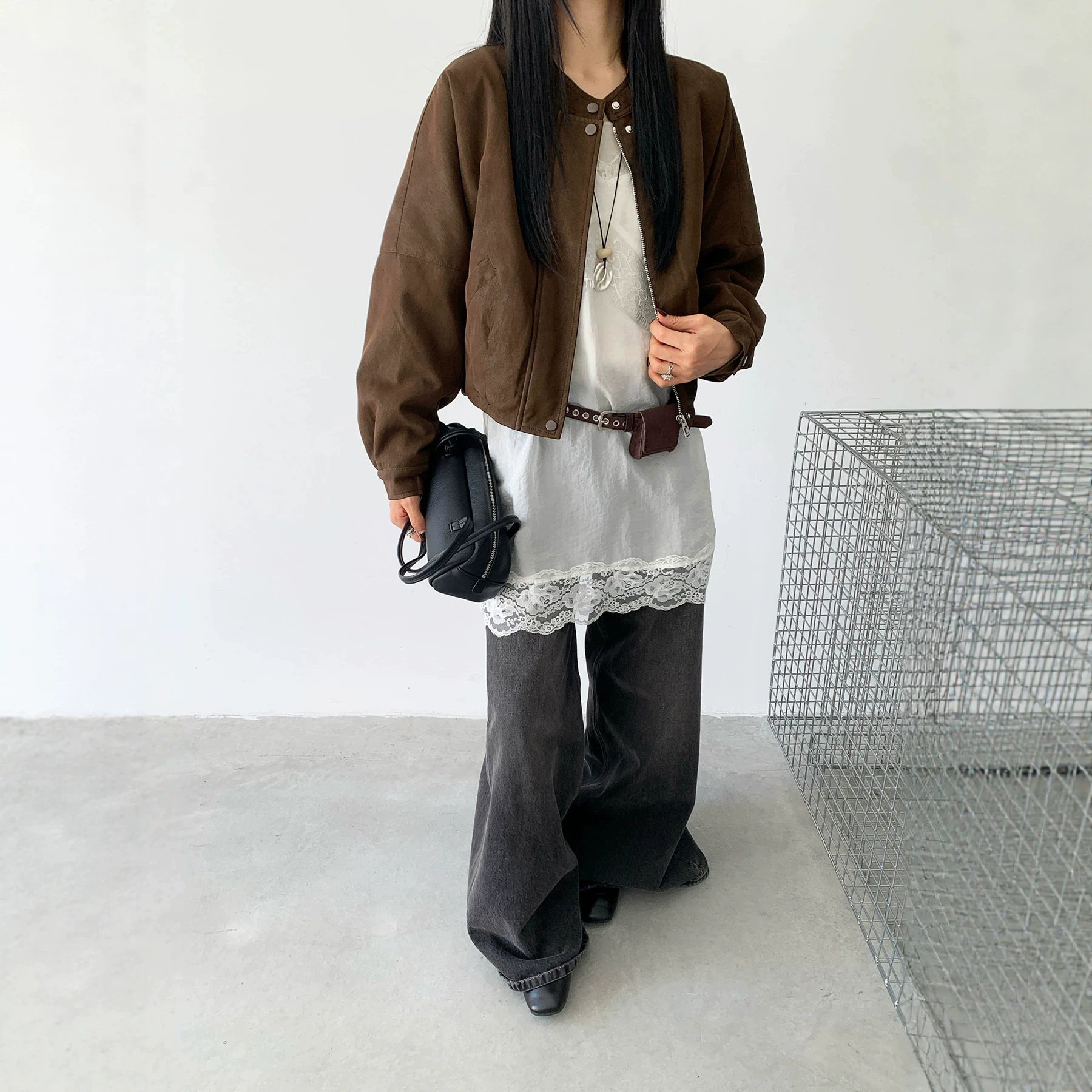 漂亮加绒加厚短款皮衣外套女款2026秋冬新款宽松休闲韩版气质皮夹