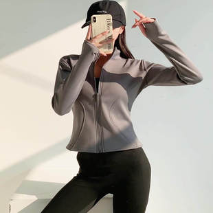 高级感超好看初冬外套女款2025新款运动骑行加绒拉链长袖修身卫衣