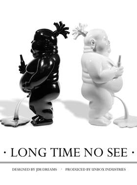 潮玩手办 | 香港设计师 UNBOX x Jim Dreams CHUNK 肥仔 两只