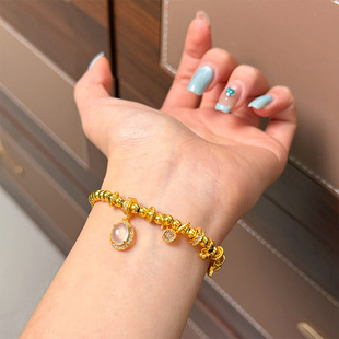 青岛黛美舒饰品小红书同款欧美时尚精致轻奢微镶锆石龙心手链