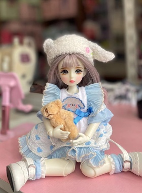 30厘米改妆6分娃娃mjd22关节换装女孩玩具公主洋娃娃儿童生日礼物