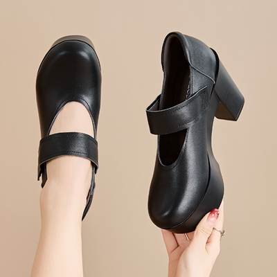 厚底增高小个子舒适百搭高跟鞋