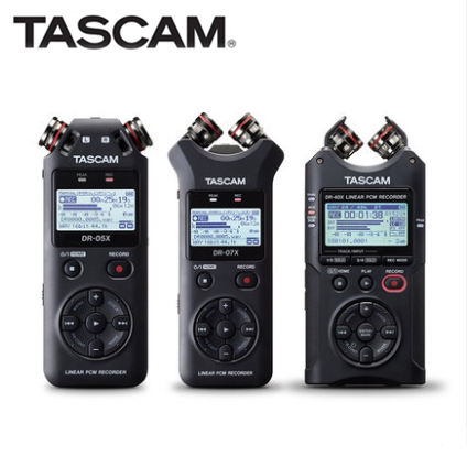 TASCAM达斯冠录音机DR05X/DR40X/DR22 44WL DR100 录音机录音笔