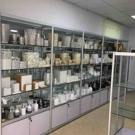 各种工艺品展示货架简约透明玻璃柜手办模型展示柜美甲化妆品展示