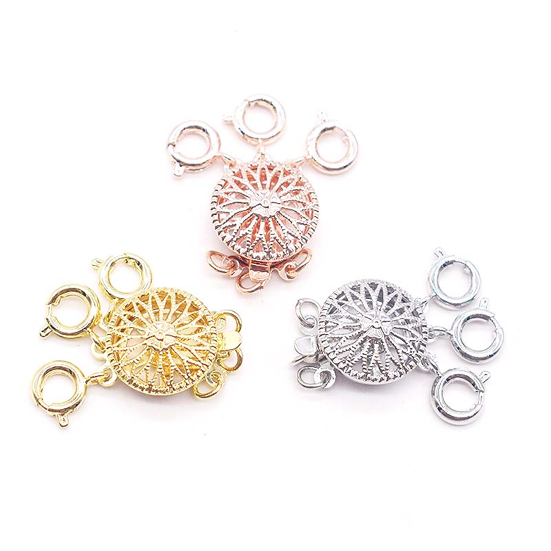 三排扣镀金（K285款）